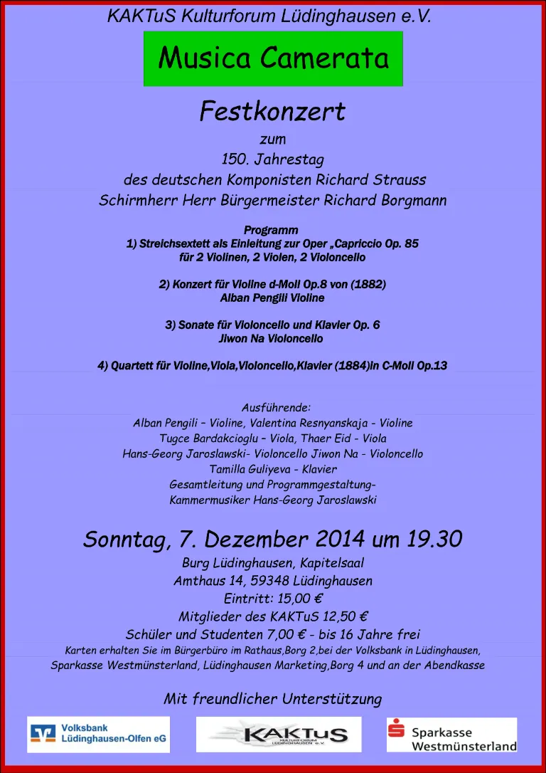 Musica Camerata 2014
