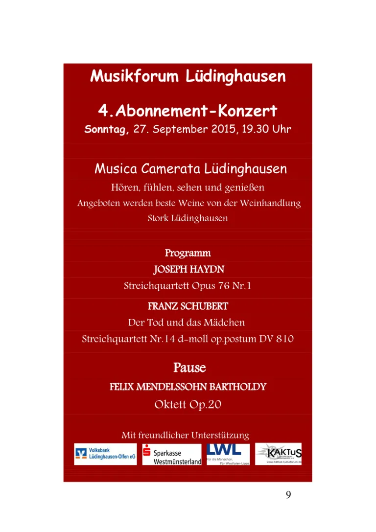 Musica Camerata 2015