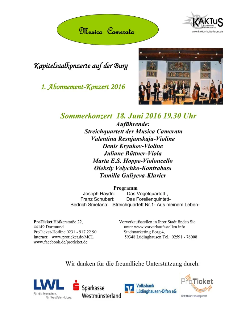 Musica Camerata 2016